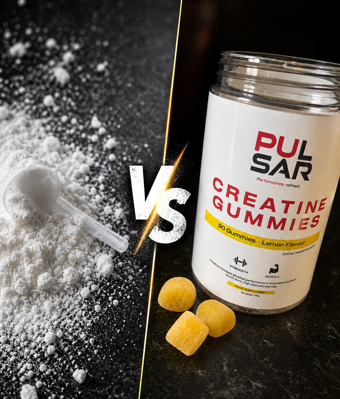Pulsar creatine gummies comparison